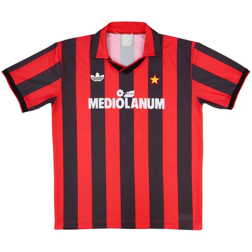 1990-91 AC Milan Home Shirt - 5/10 - (L)