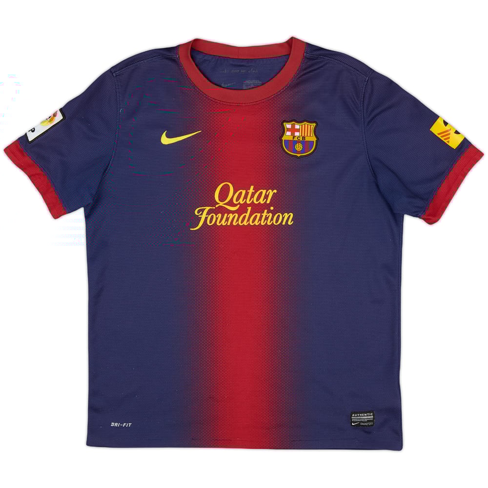 2012-13 Barcelona Home Shirt - 6/10 - (XL.Boys)