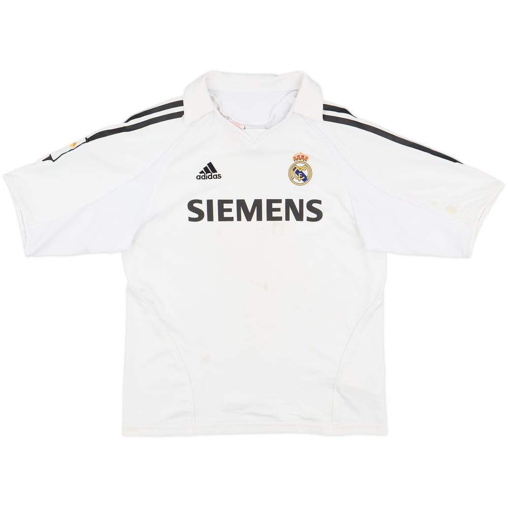2005-06 Real Madrid Home Shirt - 6/10 - (M.Boys)