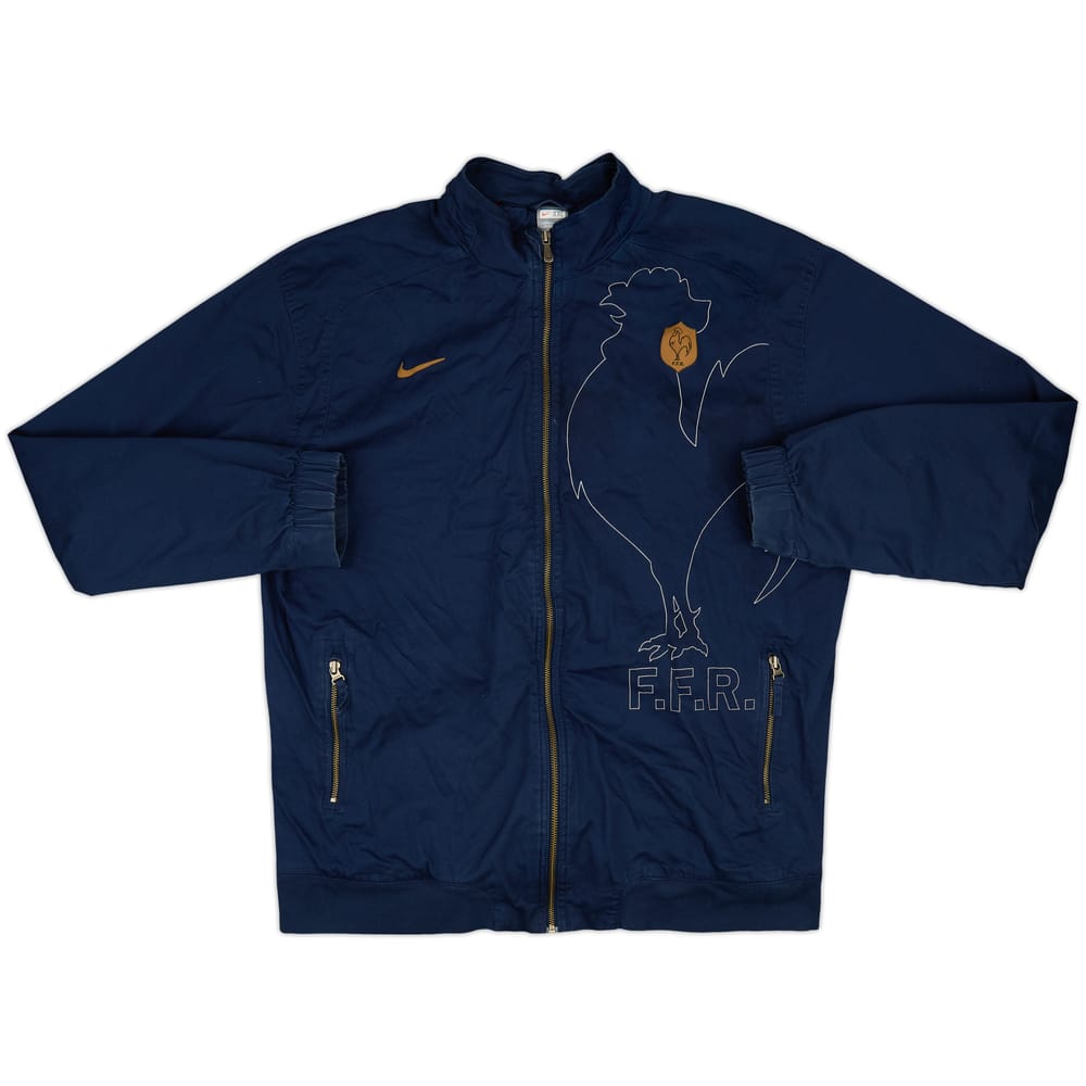 2007-08 France Rugby Nike Track Jacket - 8/10 - (XXL)