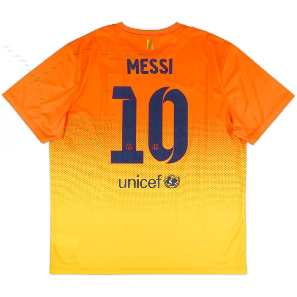 2012-13 Barcelona Basic Away Shirt Messi #10 - 10/10 - (XXL)