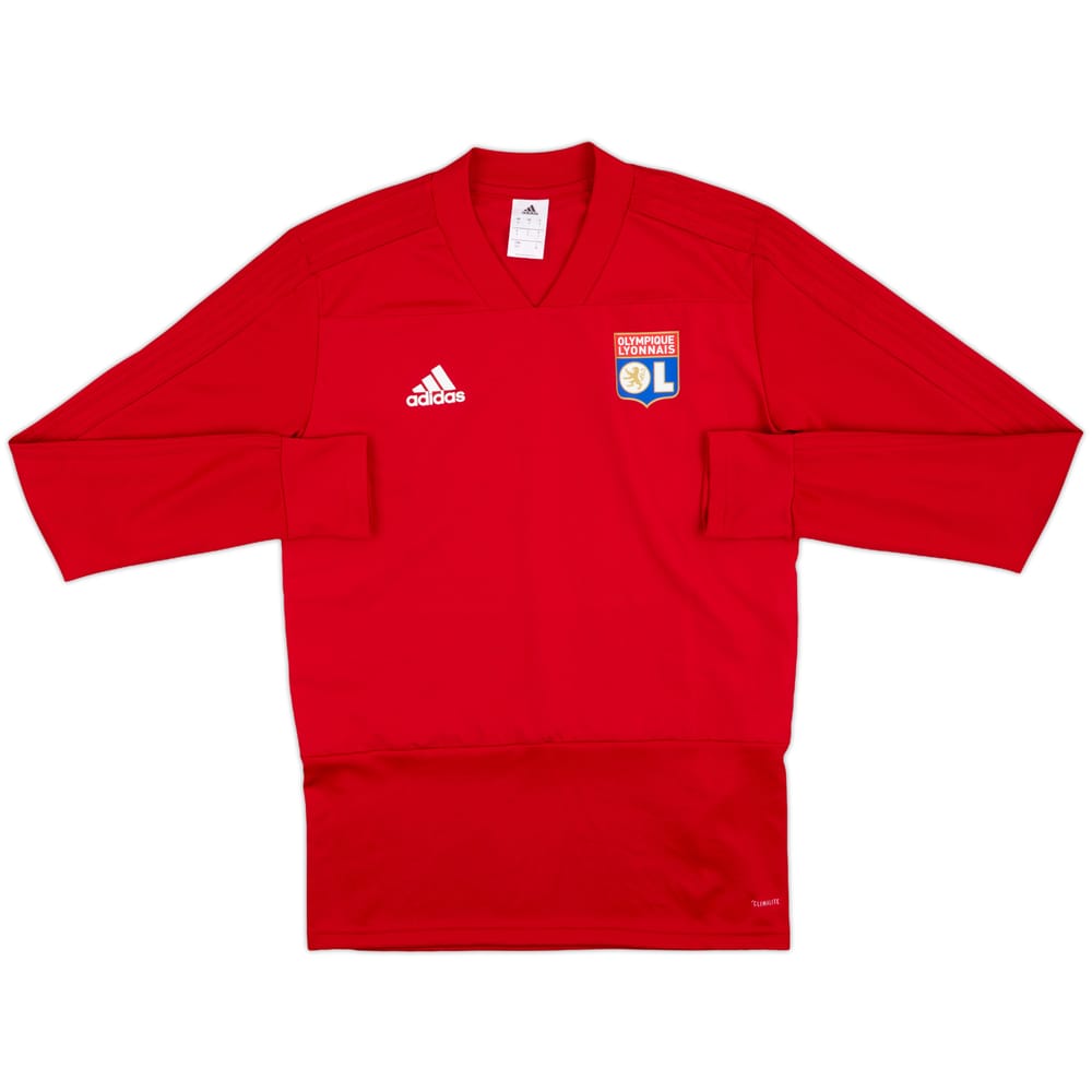2018-19 Lyon adidas Drill Top - 8/10 - (S)