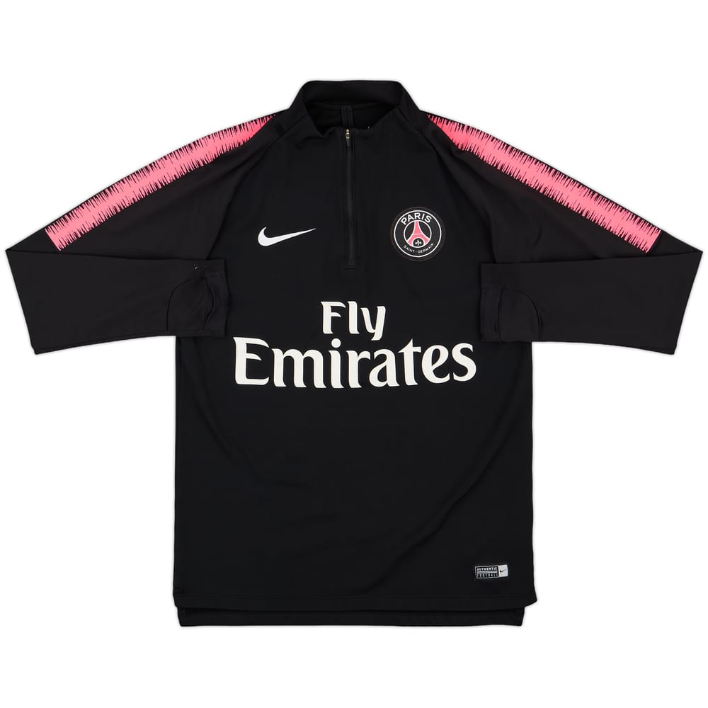 2018-19 Paris Saint-Germain Nike 1/4 Zip Drill Top - 8/10 - (S)