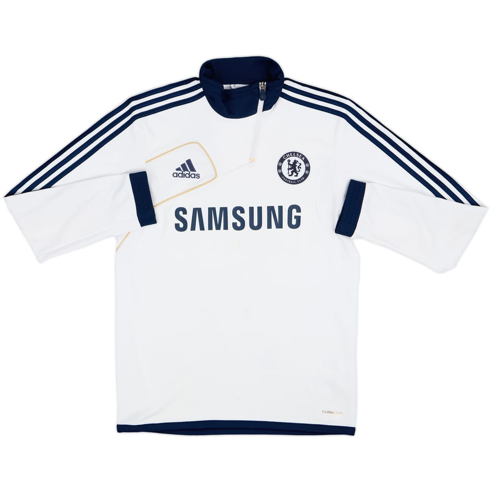 2012-13 Chelsea adidas 1/4 Zip Sweat Top - 6/10 - (M/L)