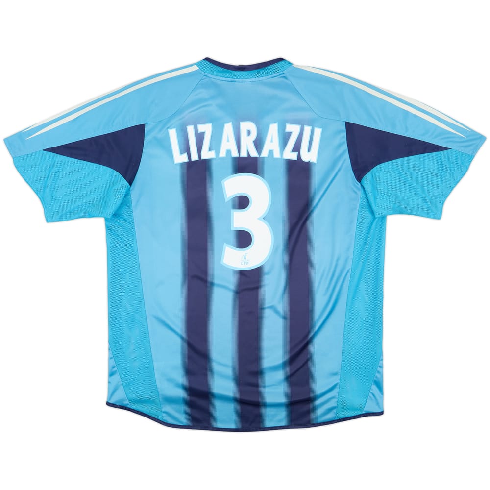 2004-05 Olympique Marseille Away Shirt Lizarazu #3 - 6/10 - (XL)