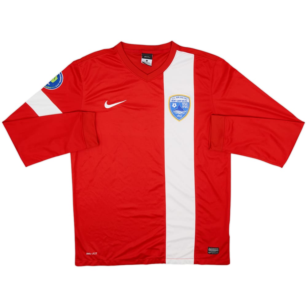 2013-14 U.S Avranches Away L/S Shirt #9 - 9/10 - (L)