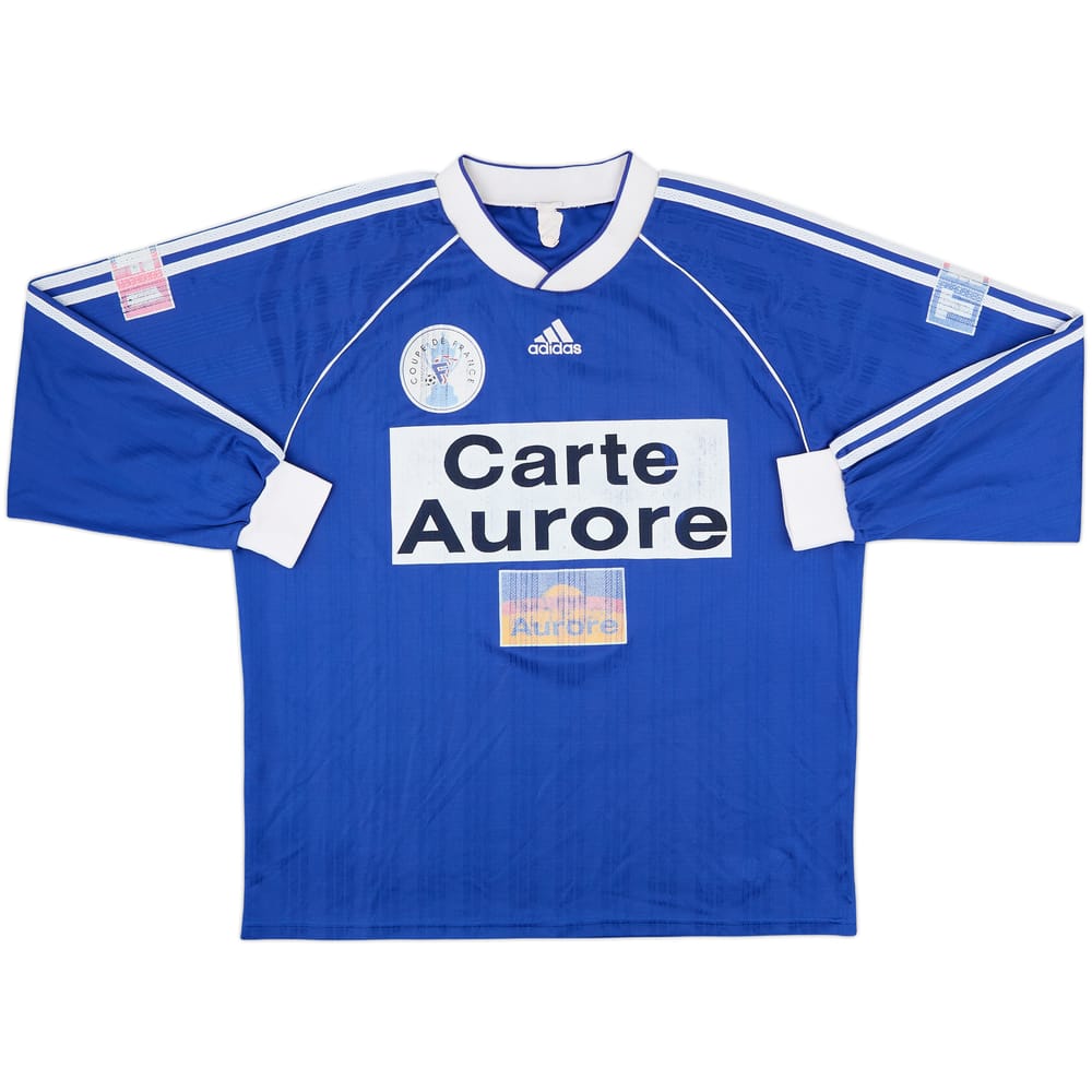 1990s Coupe de France Home L/S Shirt #3 - 6/10 - (XL)