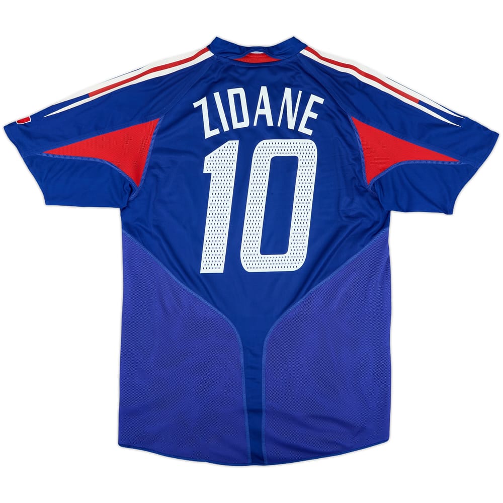 2004-06 France Home Shirt Zidane #10 - 6/10 - (M)