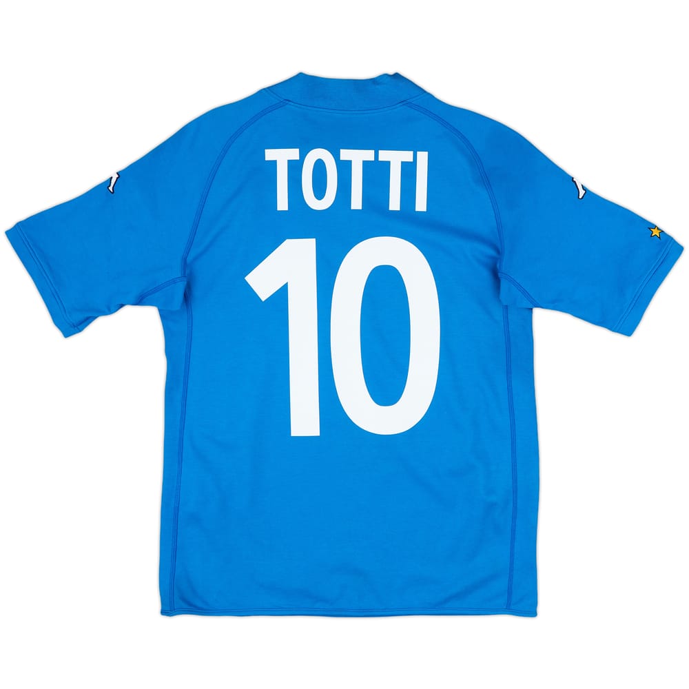 2002 Italy Home Shirt Totti #10 - 10/10 - (S)