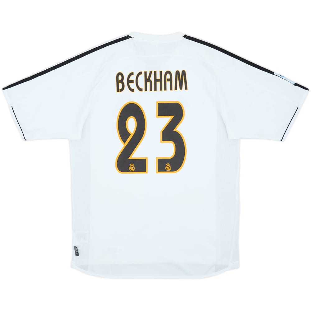 2003-04 Real Madrid Home Shirt Beckham #23 - 7/10 - (M)