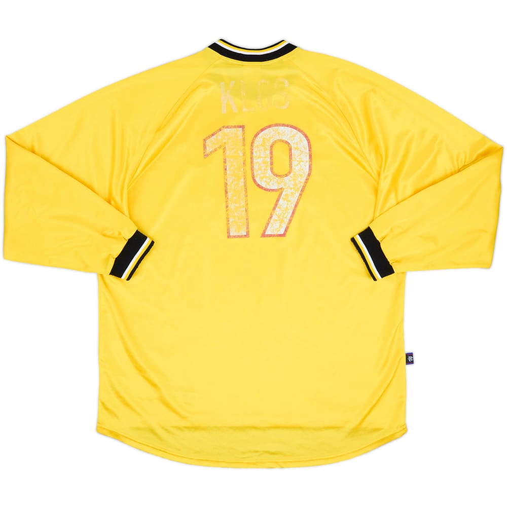 1997-99 Rangers GK Shirt Klos #19 - 4/10 - (XL)