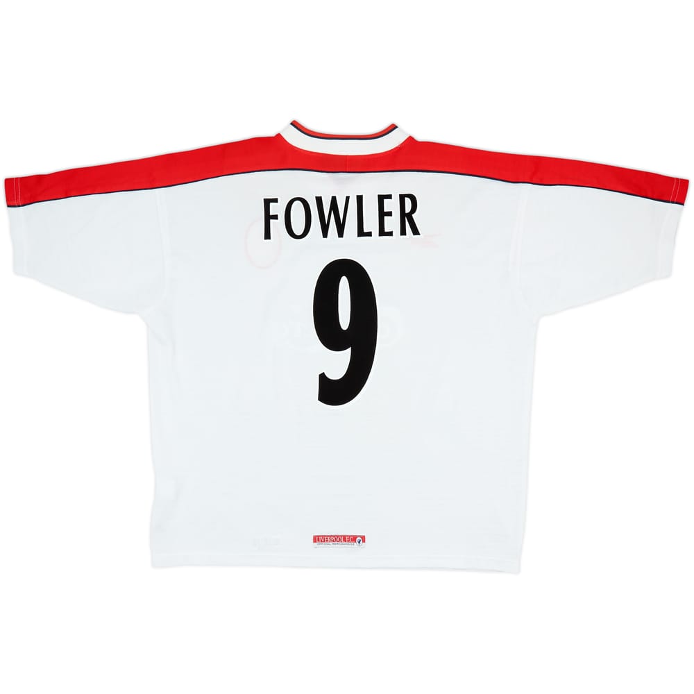 1998-99 Liverpool Away Shirt Fowler #9 - 9/10 - (XL)