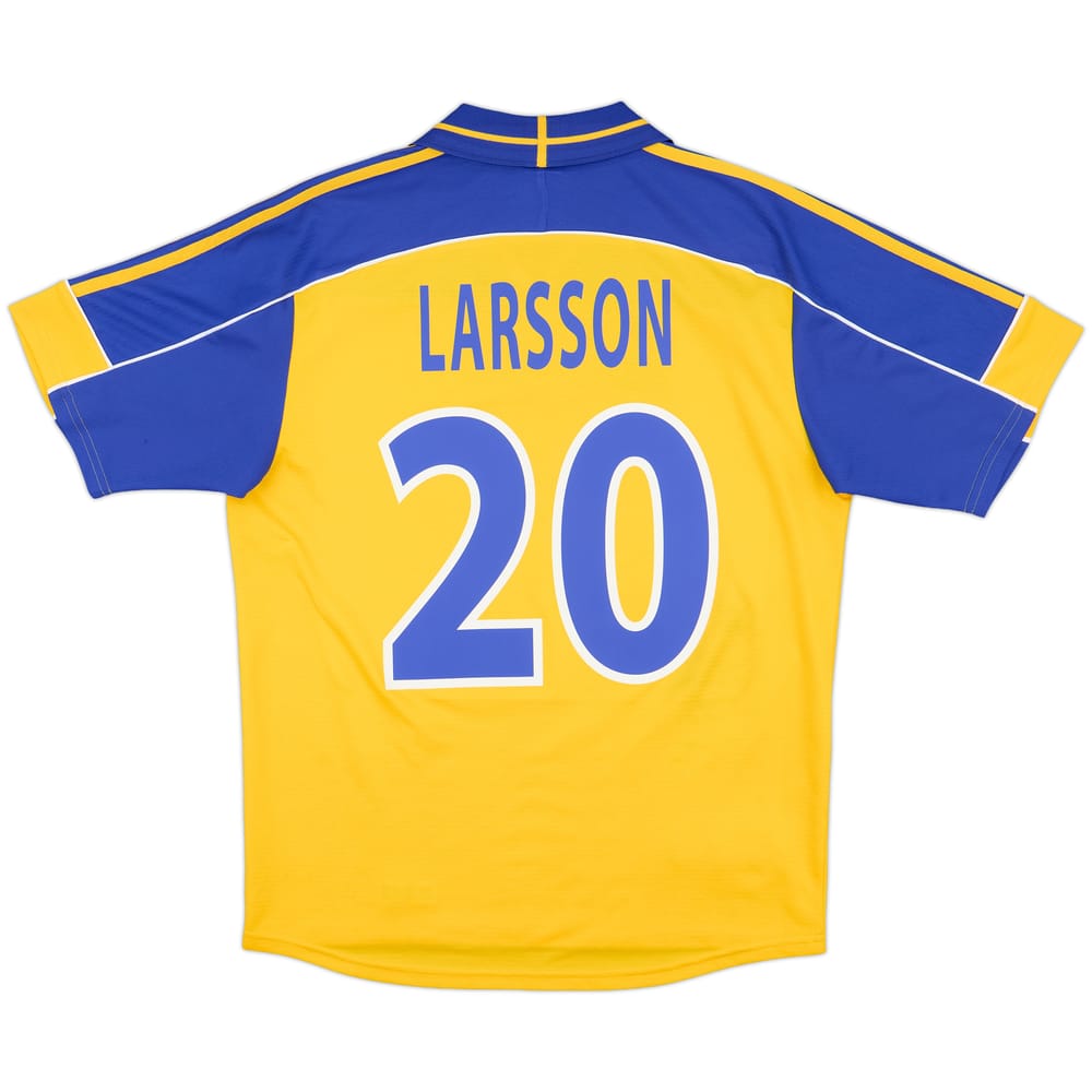 2000-02 Sweden Home Shirt Larsson #20 - 7/10 - (M)