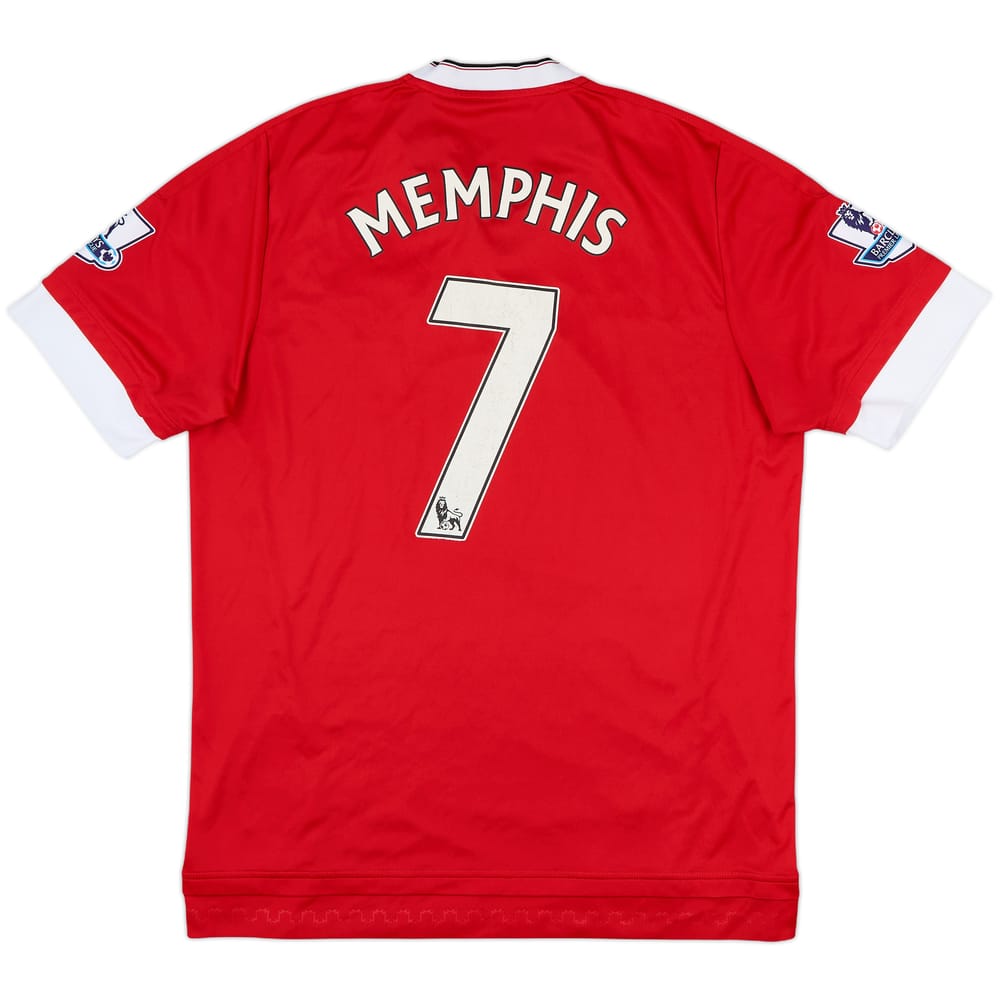 2015-16 Manchester United Home Shirt Memphis #7 - 6/10 - (L)