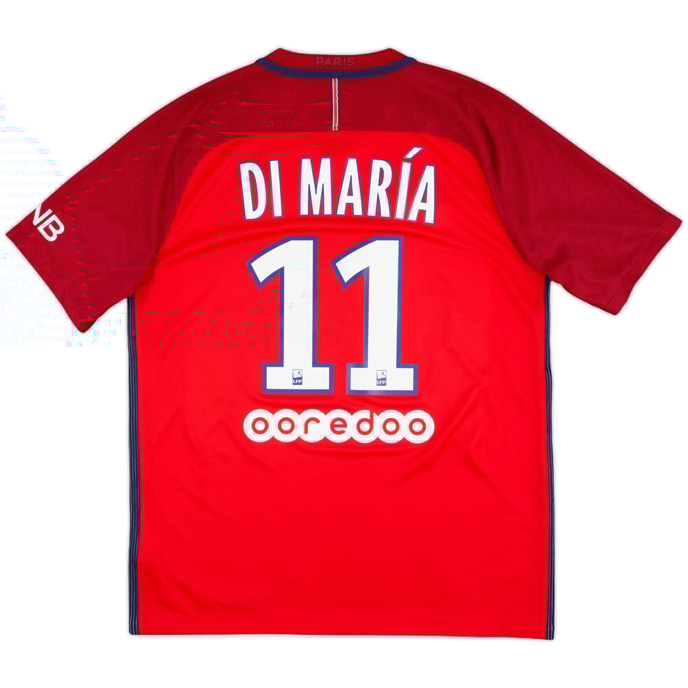 2016-17 Paris Saint-Germain Away Shirt Di Maria #11 - 9/10 - (L)