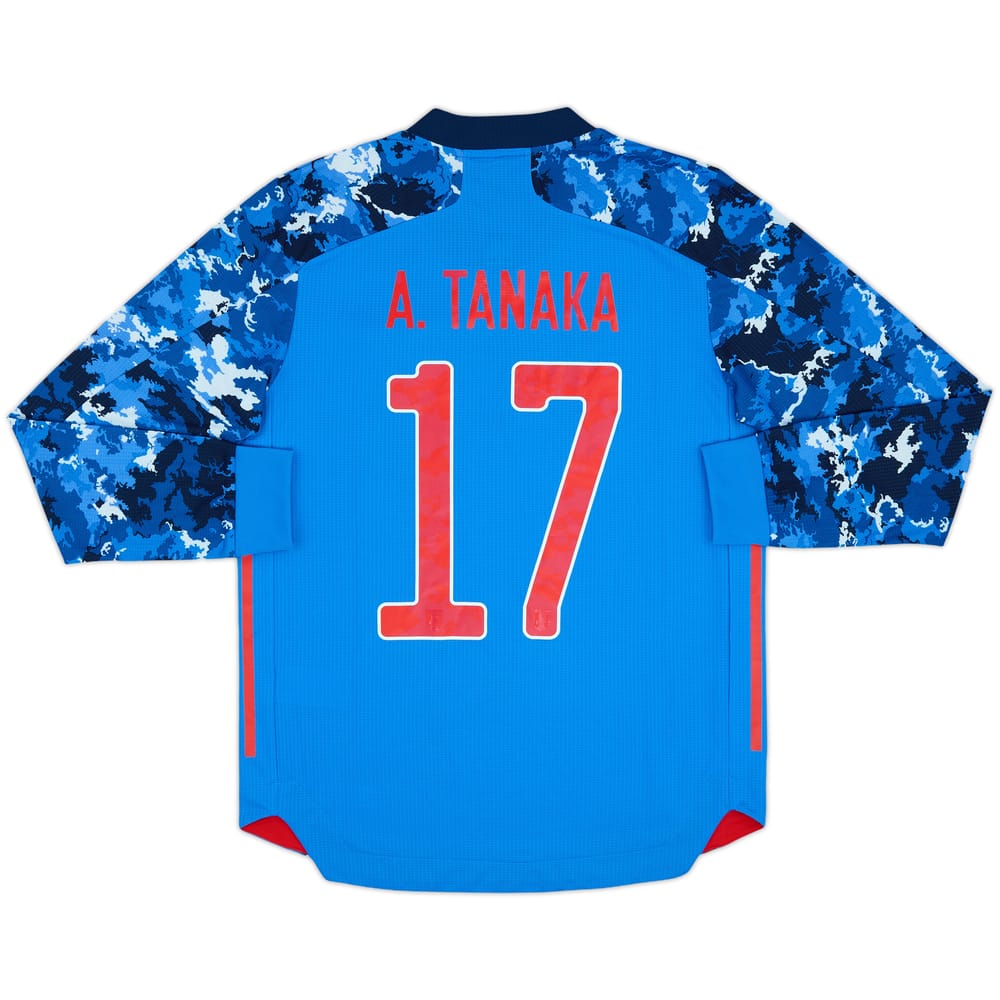 2020-21 Japan Authentic Home L/S Shirt A. Tanaka #17 (L)