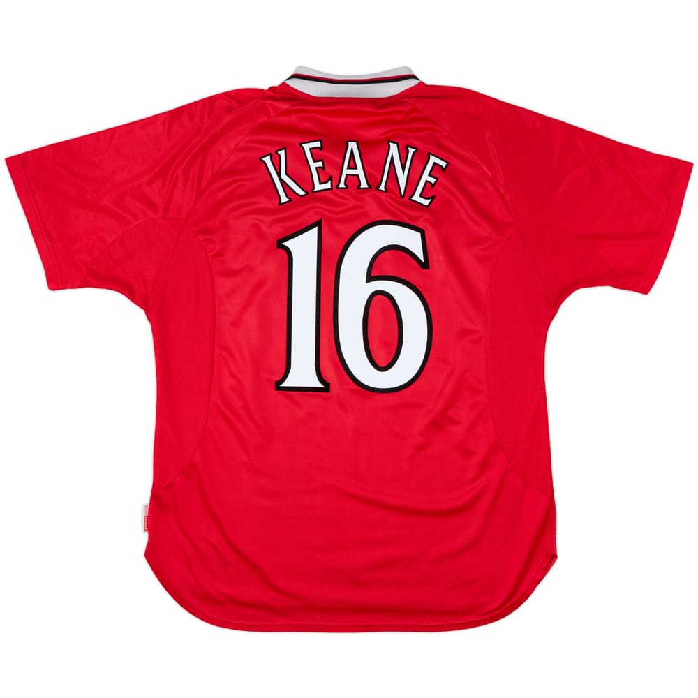 1999-00 Manchester United 'CL Winners' Shirt Keane #16 - 6/10 - (XL)