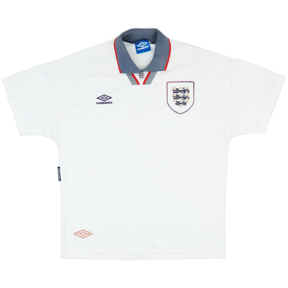 1993-95 England Home Shirt - 6/10 - (L)