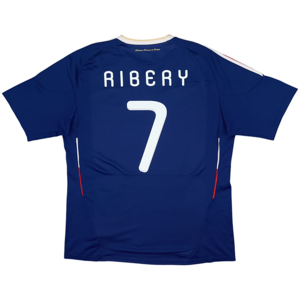 2009-10 France Home Shirt Ribery #7 - 7/10 - (XL)