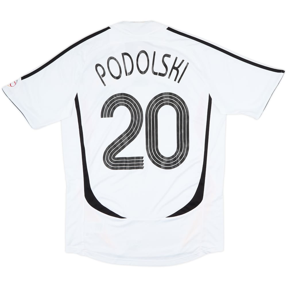2005-07 Germany Home Shirt Podolski #20 - 6/10 - (M)