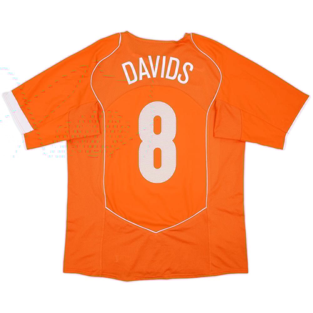 2004-06 Netherlands Home Shirt Davids #8 - 8/10 - (L)