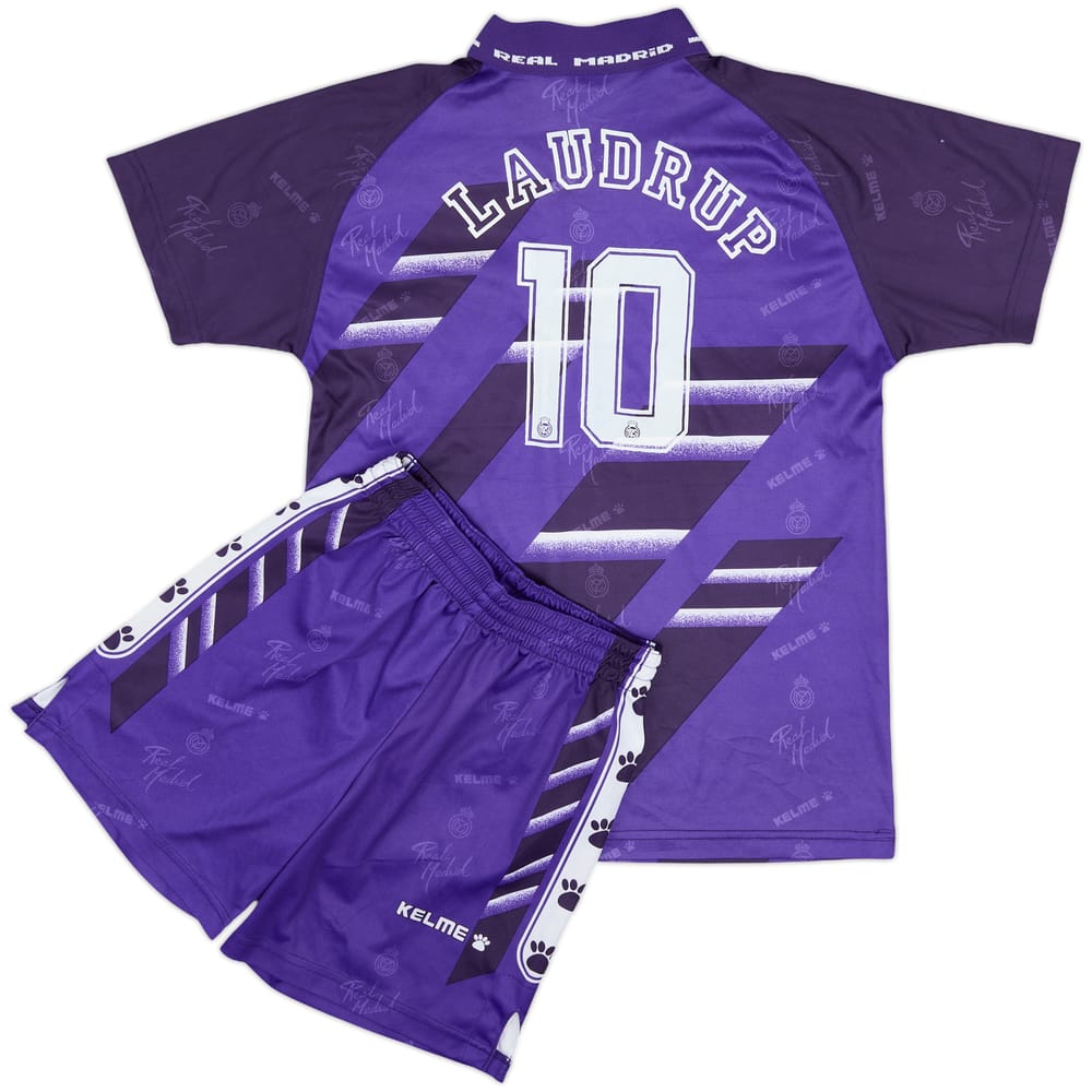 1994-96 Real Madrid Away Full Kit Laudrup #10 - 7/10 - (S.Boys)