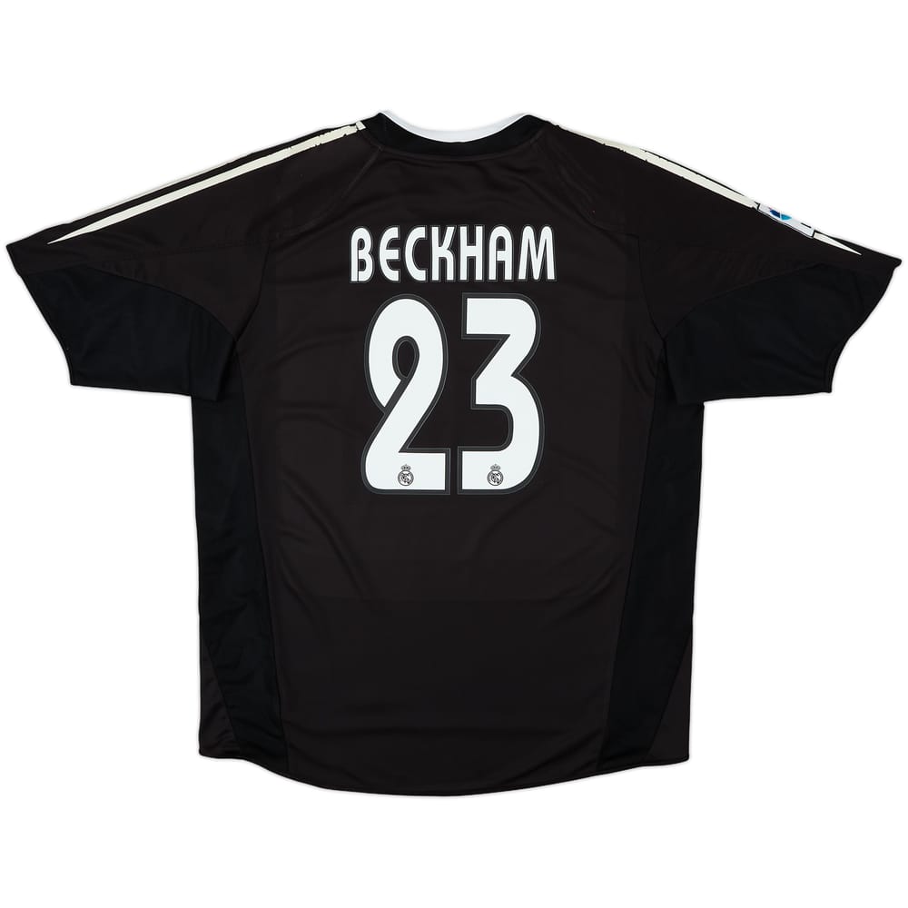 2004-05 Real Madrid Away Shirt Beckham #23 - 6/10 - (L)