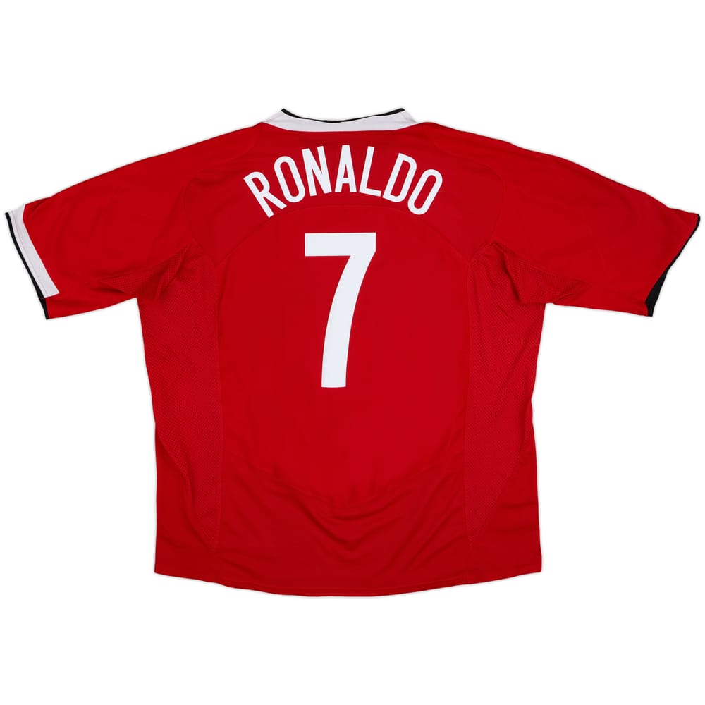 2004-06 Manchester United Home Shirt Ronaldo #7 - 8/10 - (3XL)