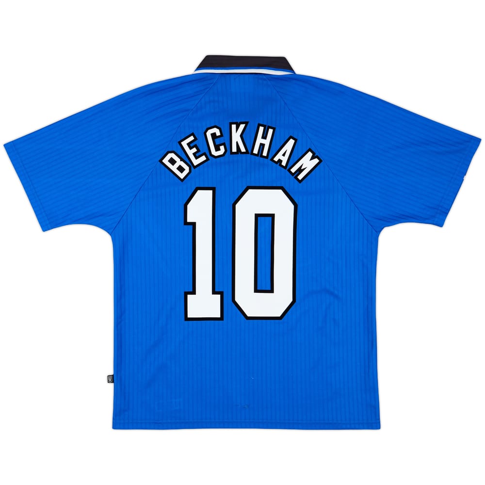1996-98 Manchester United Third Shirt Beckham #10 - 8/10 - (M)