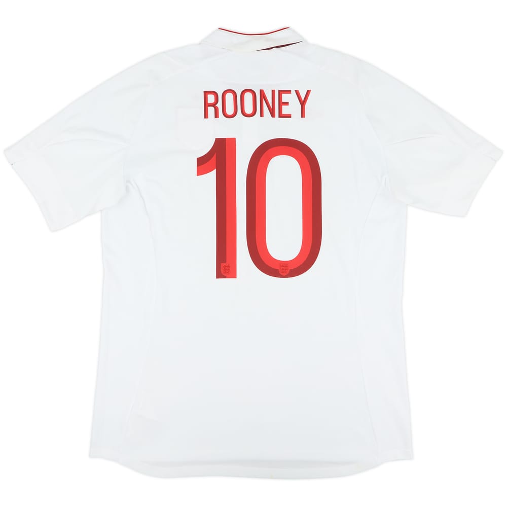 2012-13 England Home Shirt Rooney #10 - 6/10 - (L)