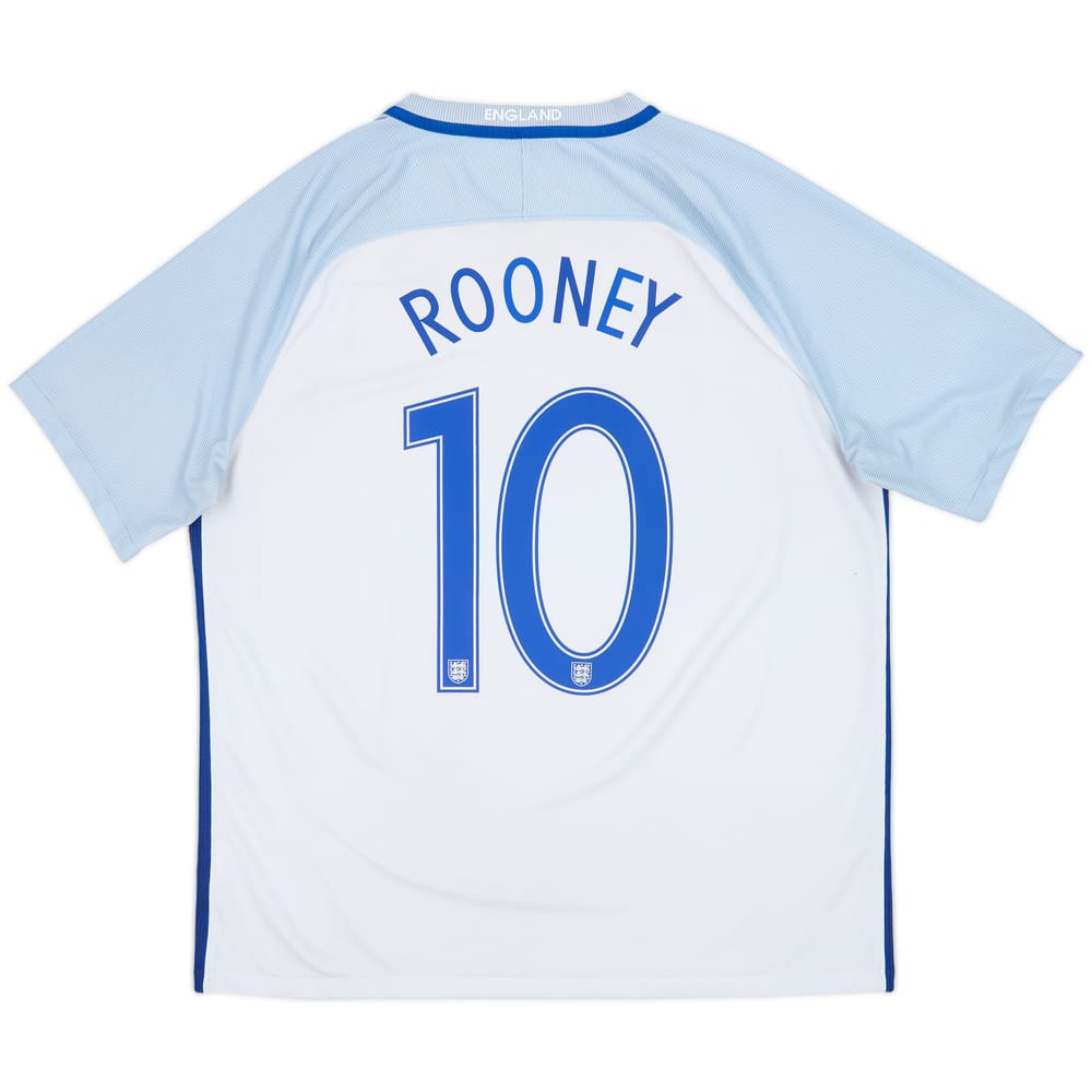 2016-17 England Home Shirt Rooney #10 - 6/10 - (XL)