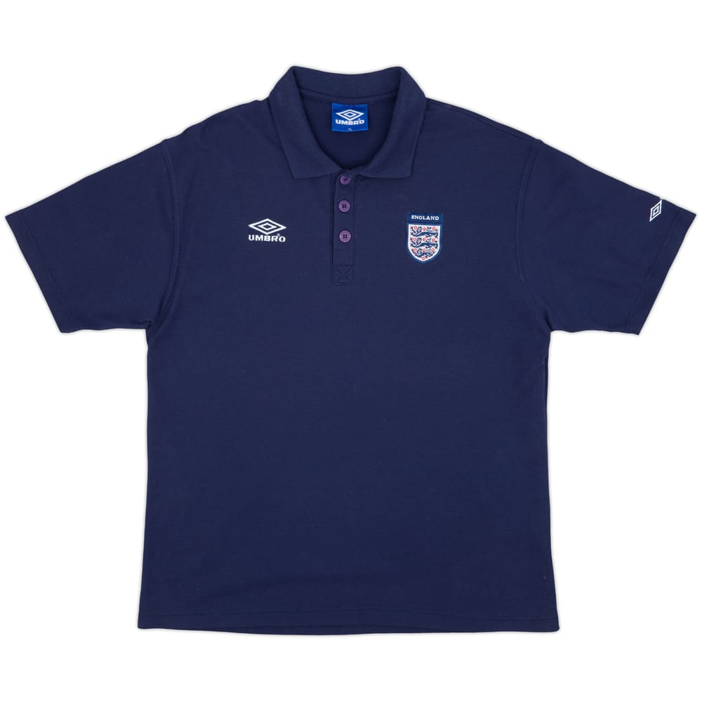 1998-00 England Umbro Polo Shirt - 7/10 - (XL)