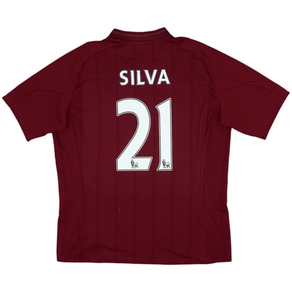 2012-13 Manchester City Away Shirt Silva #21 - 6/10 - (L)