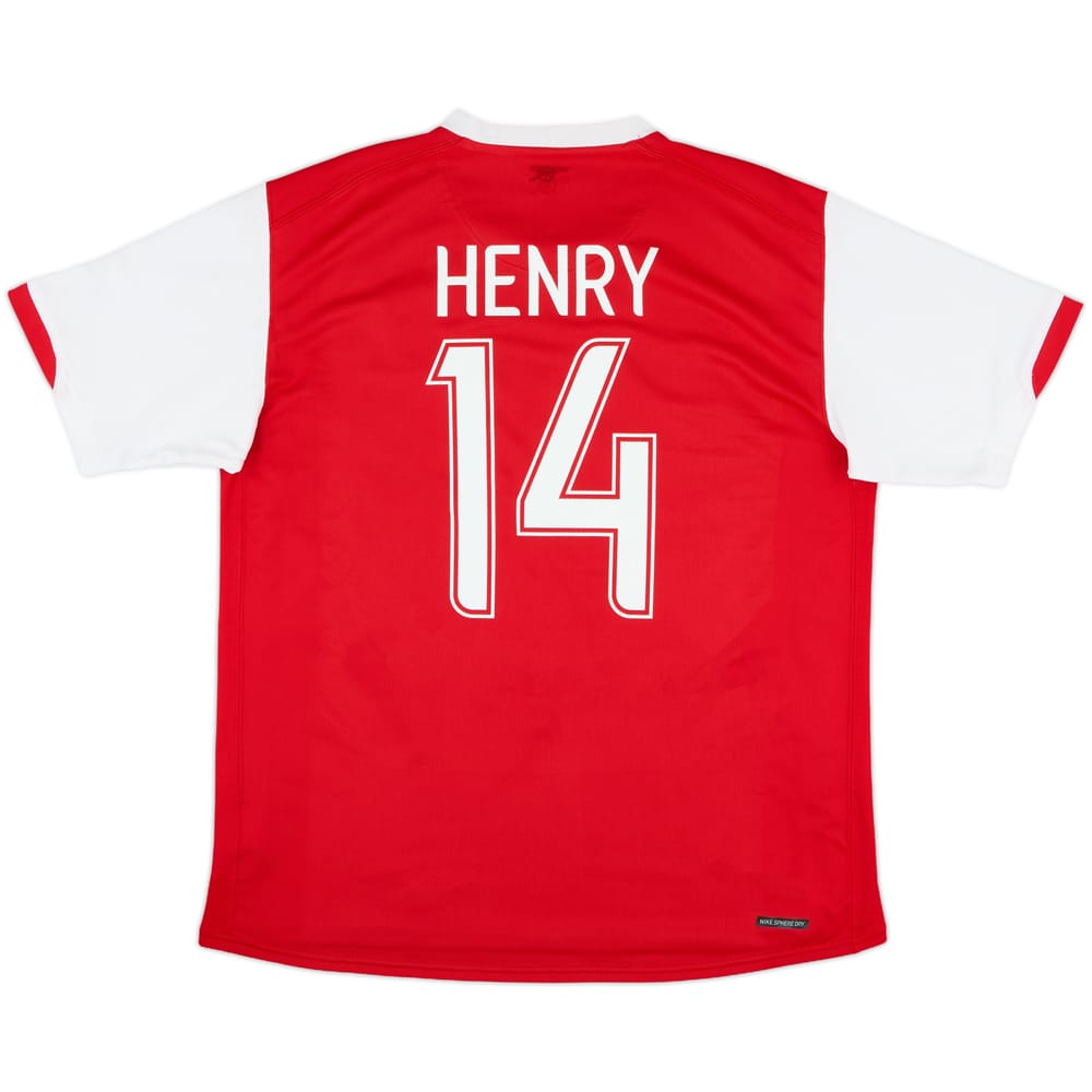 2006-08 Arsenal Home Shirt Henry #14 - 6/10 - (L)
