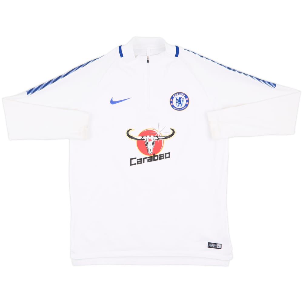 2018-19 Chelsea Nike 1/4 Zip Sweat Top - 10/10 - (L)
