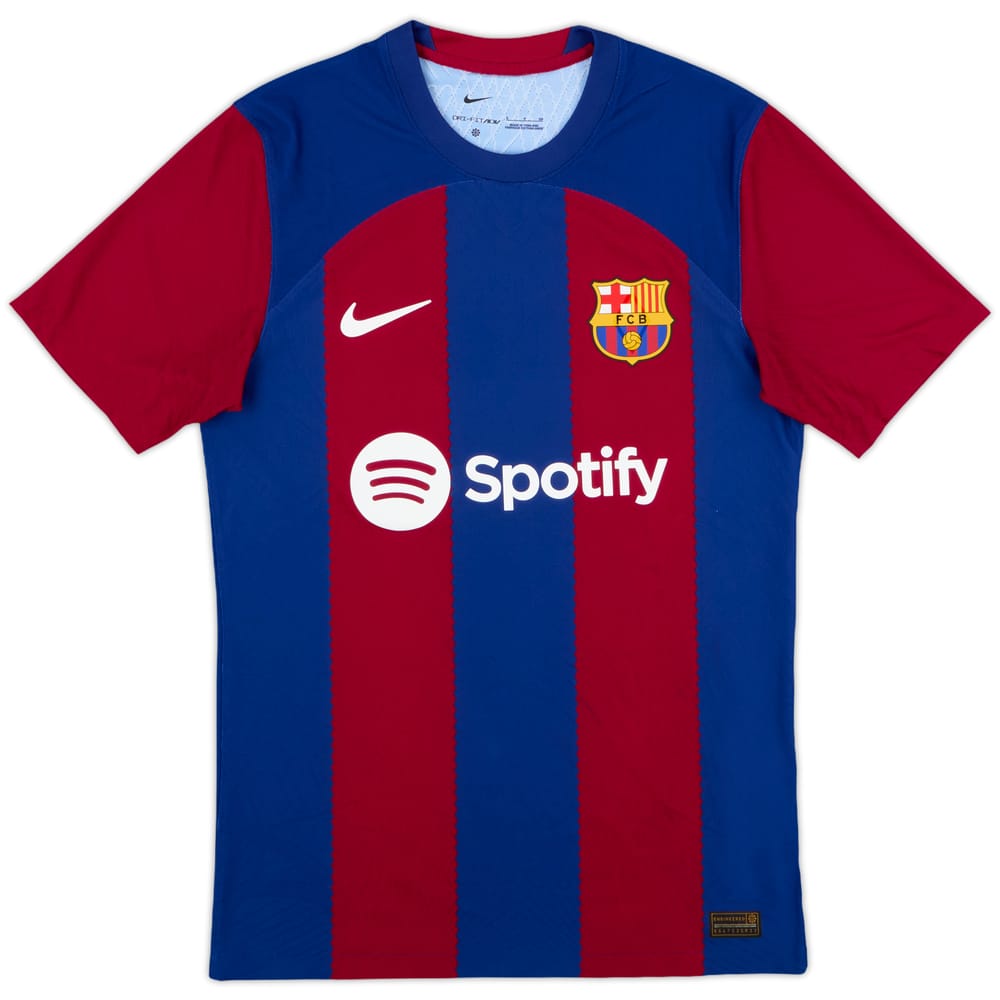 2023-24 Barcelona Authentic Home Shirt - 9/10 - (S)