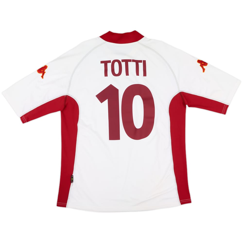 2001-02 Roma Away Shirt Totti #10 - 8/10 - (XXL)