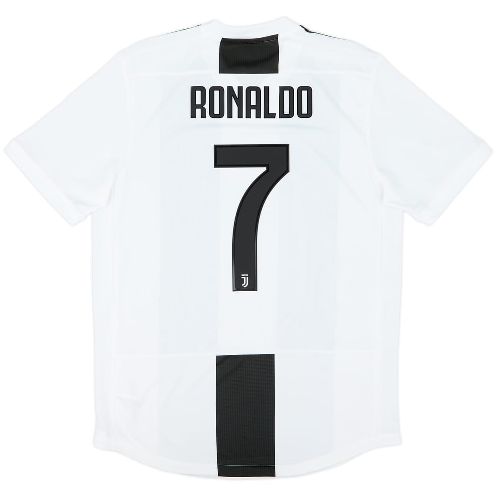 2018-19 Juventus Authentic Home Shirt Ronaldo #7 - 10/10 - (L)