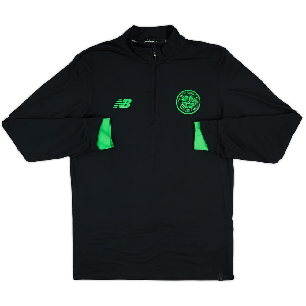 2017-18 Celtic New Balance 1/4 Zip Drill Top - 8/10 - (L)