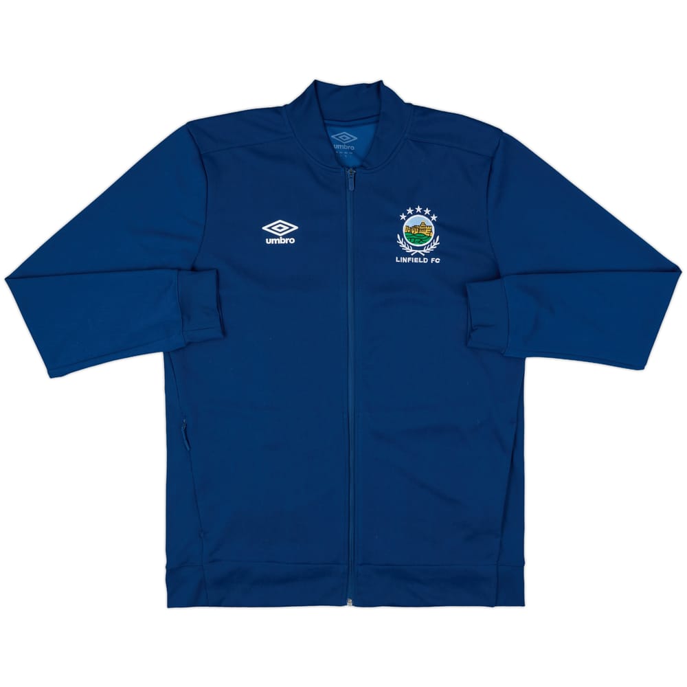 2019-20 Linfield Umbro Track Jacket - 8/10 - (L)