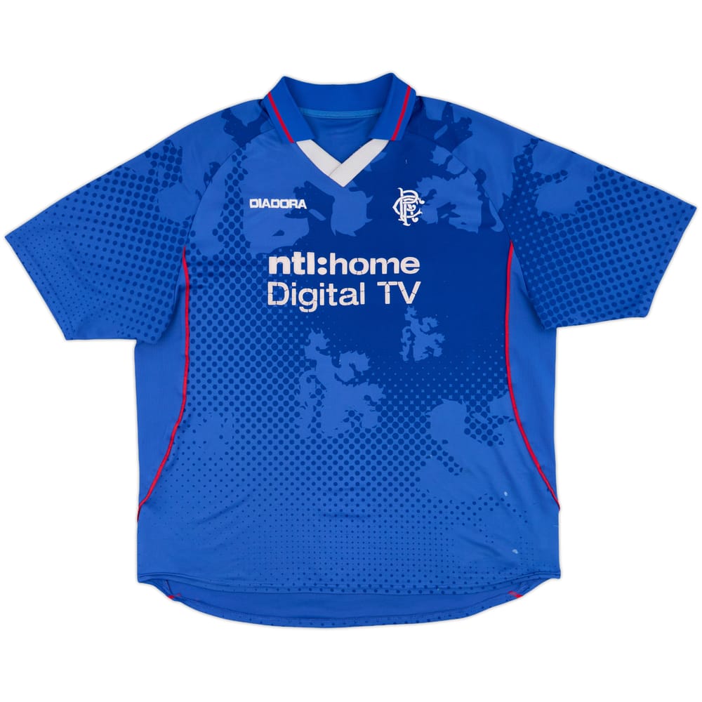 2002-03 Rangers Home Shirt - 5/10 - (XL)