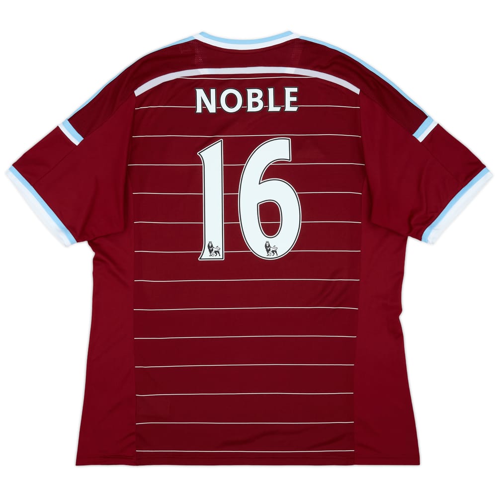 2014-15 West Ham Home Shirt Noble #16 - 10/10 - (XXL)