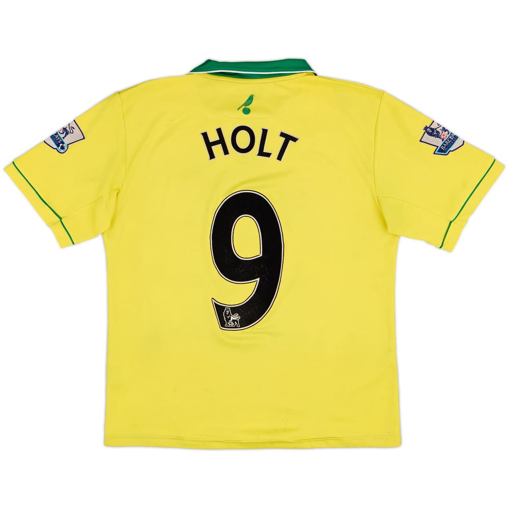 2012-13 Norwich Home Shirt Holt #9 - 5/10 - (M)