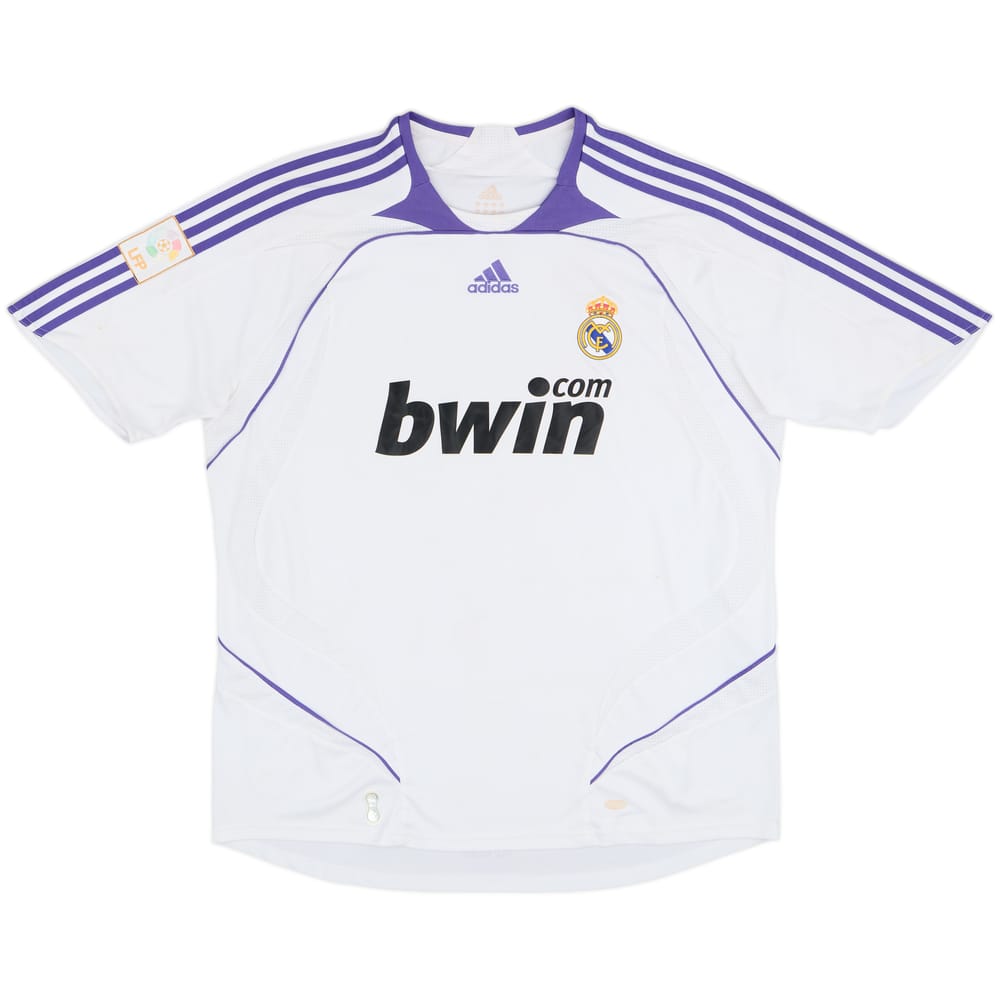 2007-08 Real Madrid Home Shirt - 7/10 - (XL)