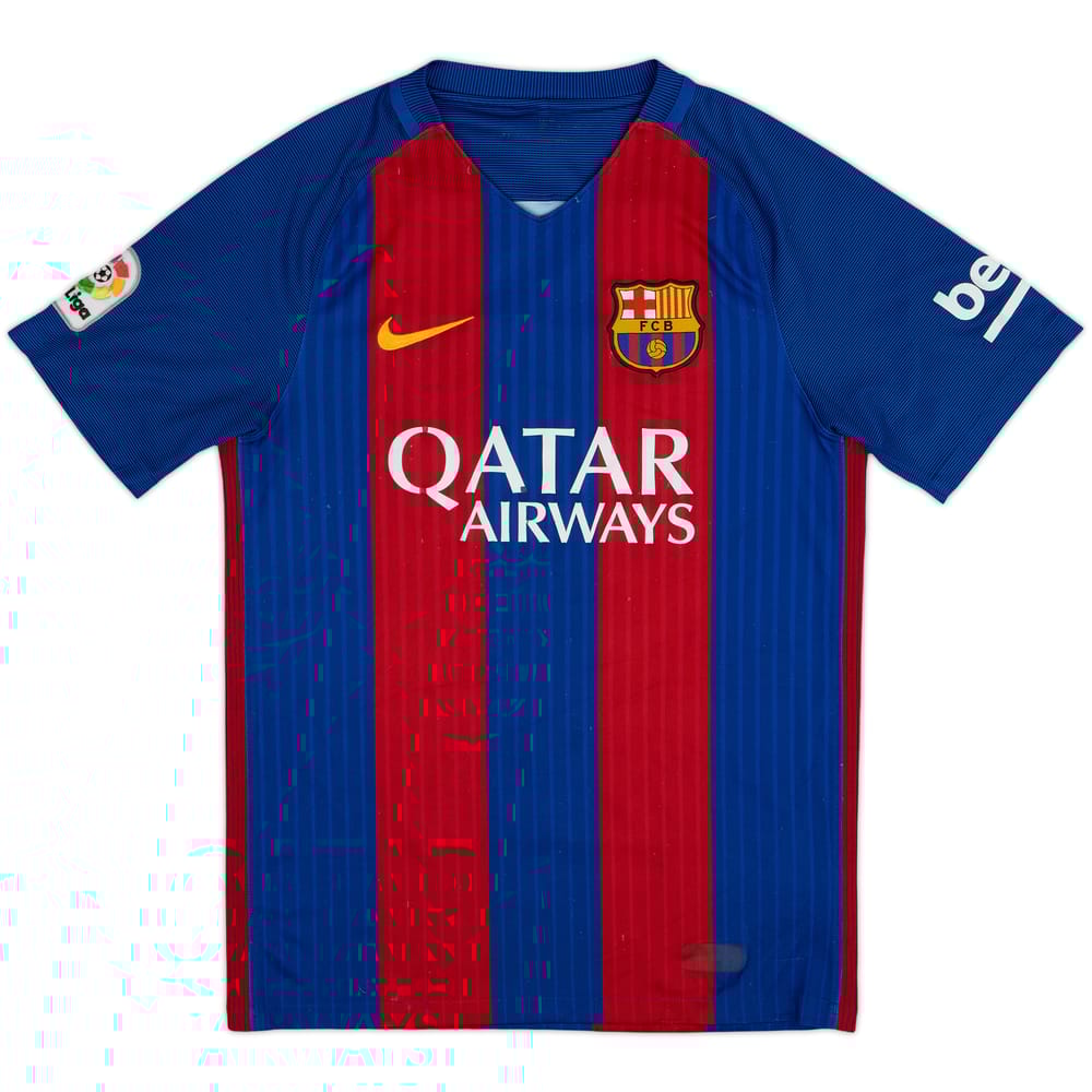 2016-17 Barcelona Home Shirt - 4/10 - (S)