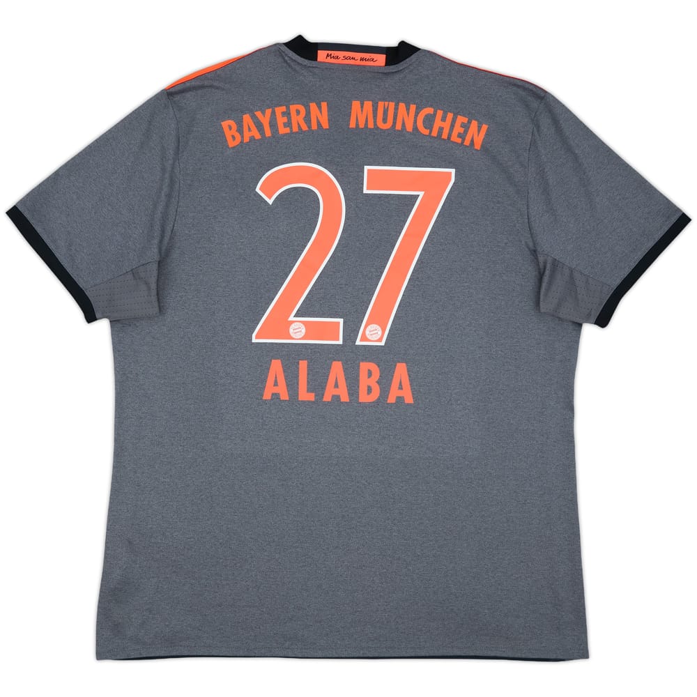 2016-17 Bayern Munich Away Shirt Alaba #27 - 10/10 - (XL)