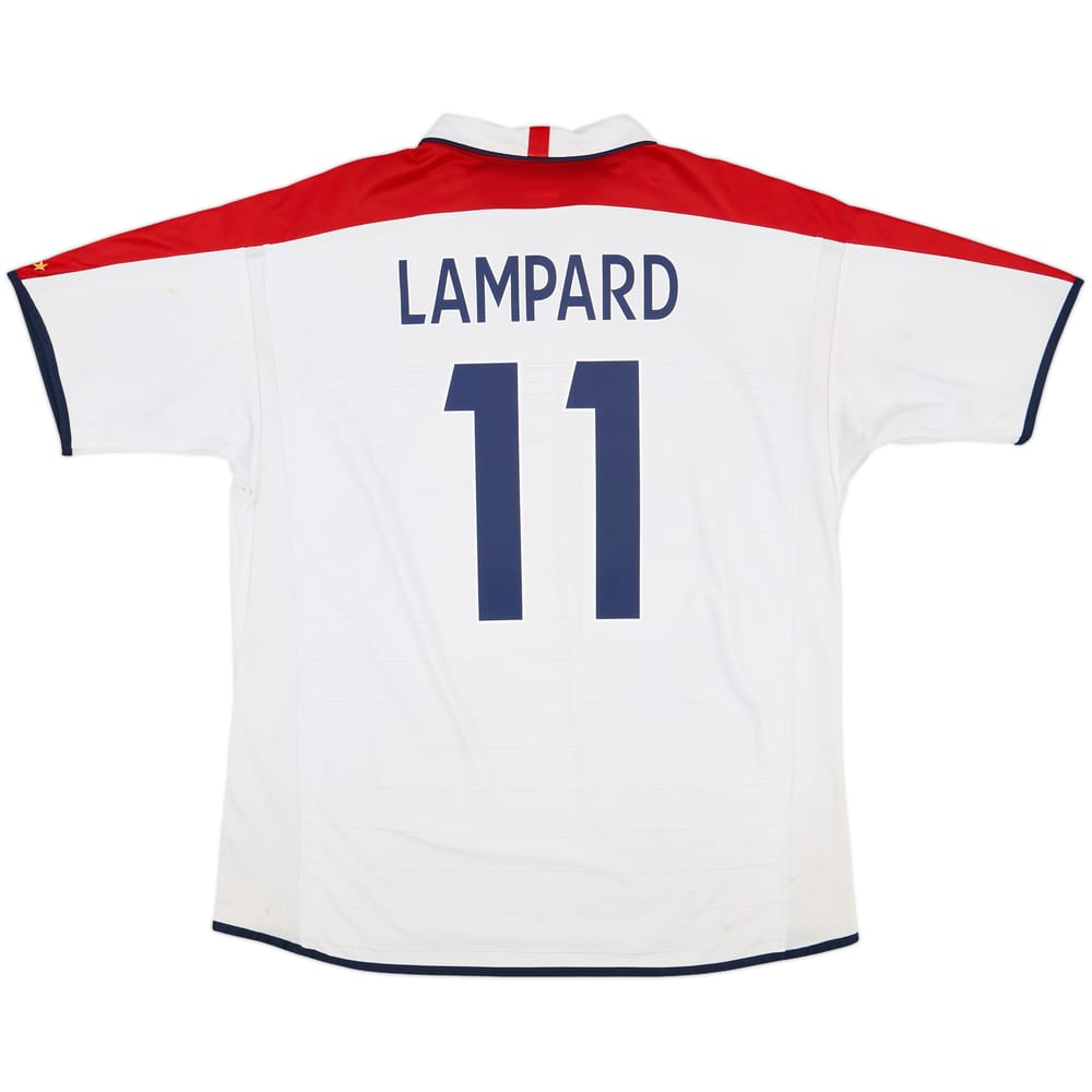 2003-05 England Home Shirt Lampard #11 - 5/10 - (XXL)