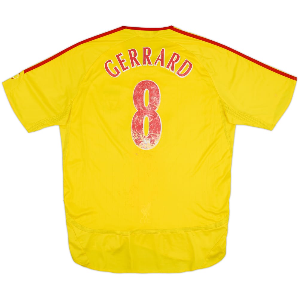2006-07 Liverpool Away Shirt Gerrard #8 - 4/10 - (L)