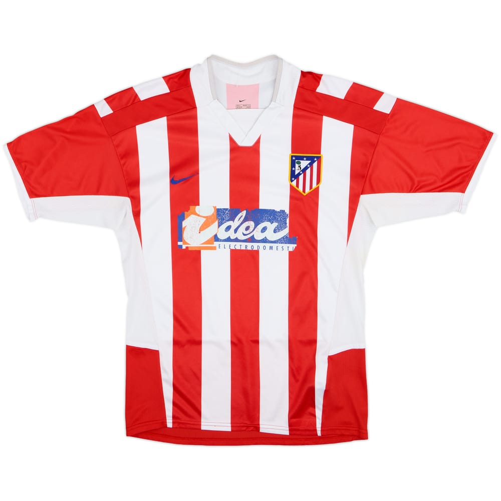 2002-03 Atletico Madrid Home Shirt - 4/10 - (S)