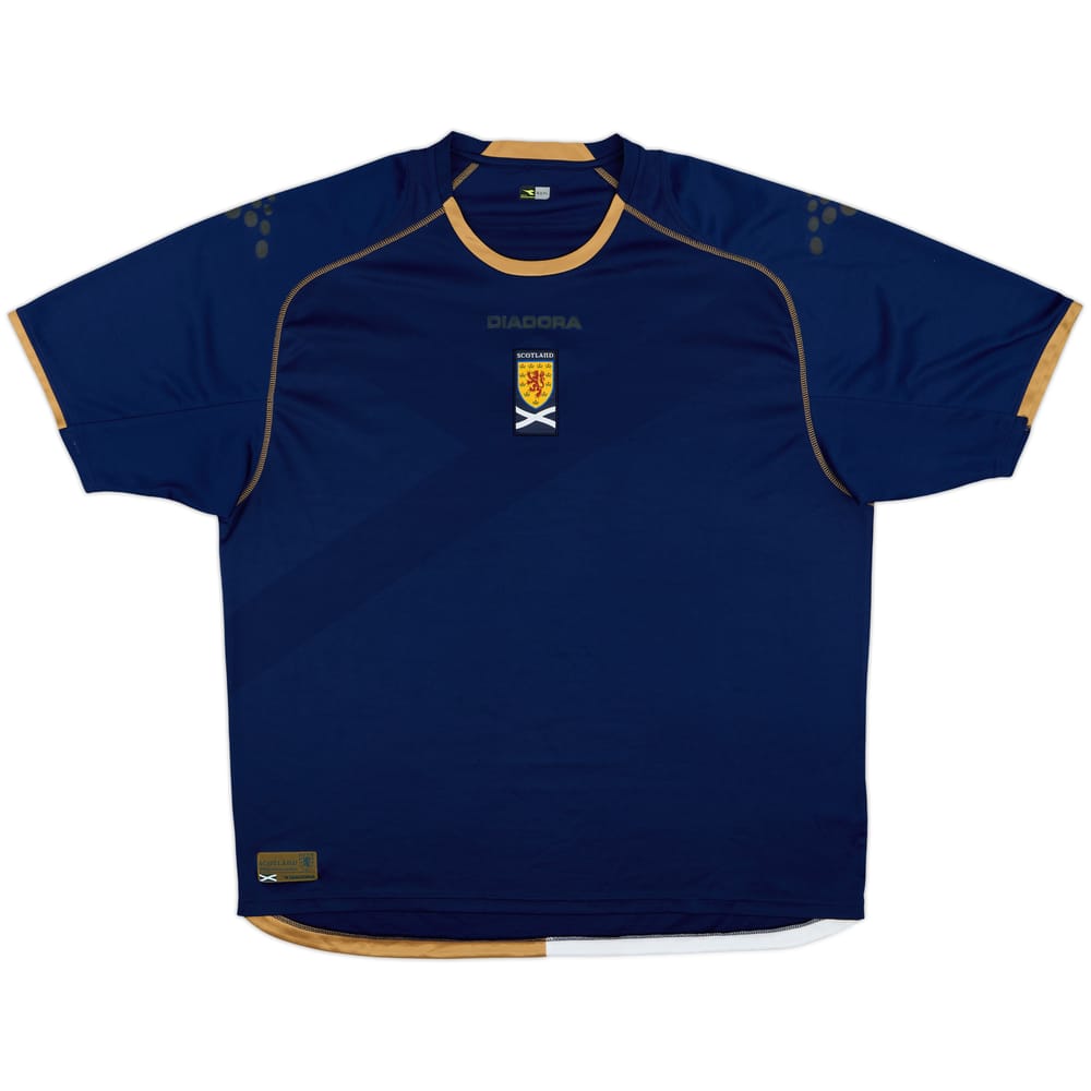 2007-08 Scotland Home Shirt - 8/10 - (3XL)